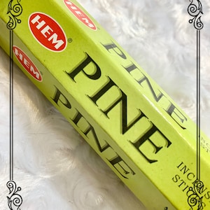 6 Packs of Pine Incense sticks - 13 Crossroads Hoodoo,  Pagan. Witch. Vodou. Rootwork. Occult
