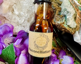 Reconciliation Oil - Repair Relationship, forgiveness, come to me for Ritual Candle spell in Hoodoo, Voodoo, Wicca, Pagan, Occult