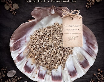 Raíz de ashwagandha: hierba para dormir, calma, equilibrio, herboristería, brujería, hoodoo, vudú, wicca, rituales paganos, hechizos.