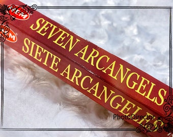 6 Packs of Seven Archangel Incense sticks - 13 Crossroads Hoodoo,  Pagan. Witch. Vodou. Rootwork. Occult