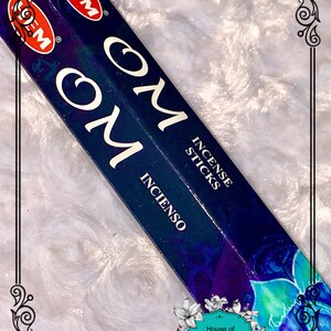 6 Packs of Om Incense sticks - 13 Crossroads Hoodoo,  Pagan. Witch. Vodou. Rootwork. Occult