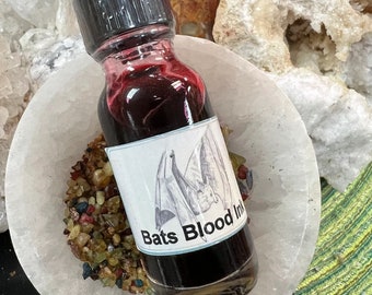 Bat Blood Ink - Shamanism Hoodoo, Voodoo, Witchcraft Wicca, Pagan Occult Ritual Spell for Candles