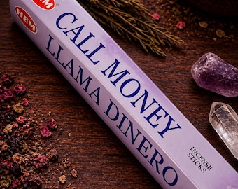 Call Money Incense Sticks (6 Packs) Prosperity Attraction Abundance Sacred Rose & Root