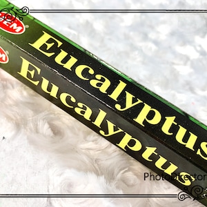 6 Packs of Eucalyptus Incense sticks - 13 Crossroads Hoodoo,  Pagan. Witch. Vodou. Rootwork. Occult