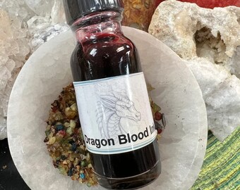 Dragon Blood Ink - Shamanism Hoodoo, Voodoo, Witchcraft Wicca, Pagan Occult Ritual Spell for Candles