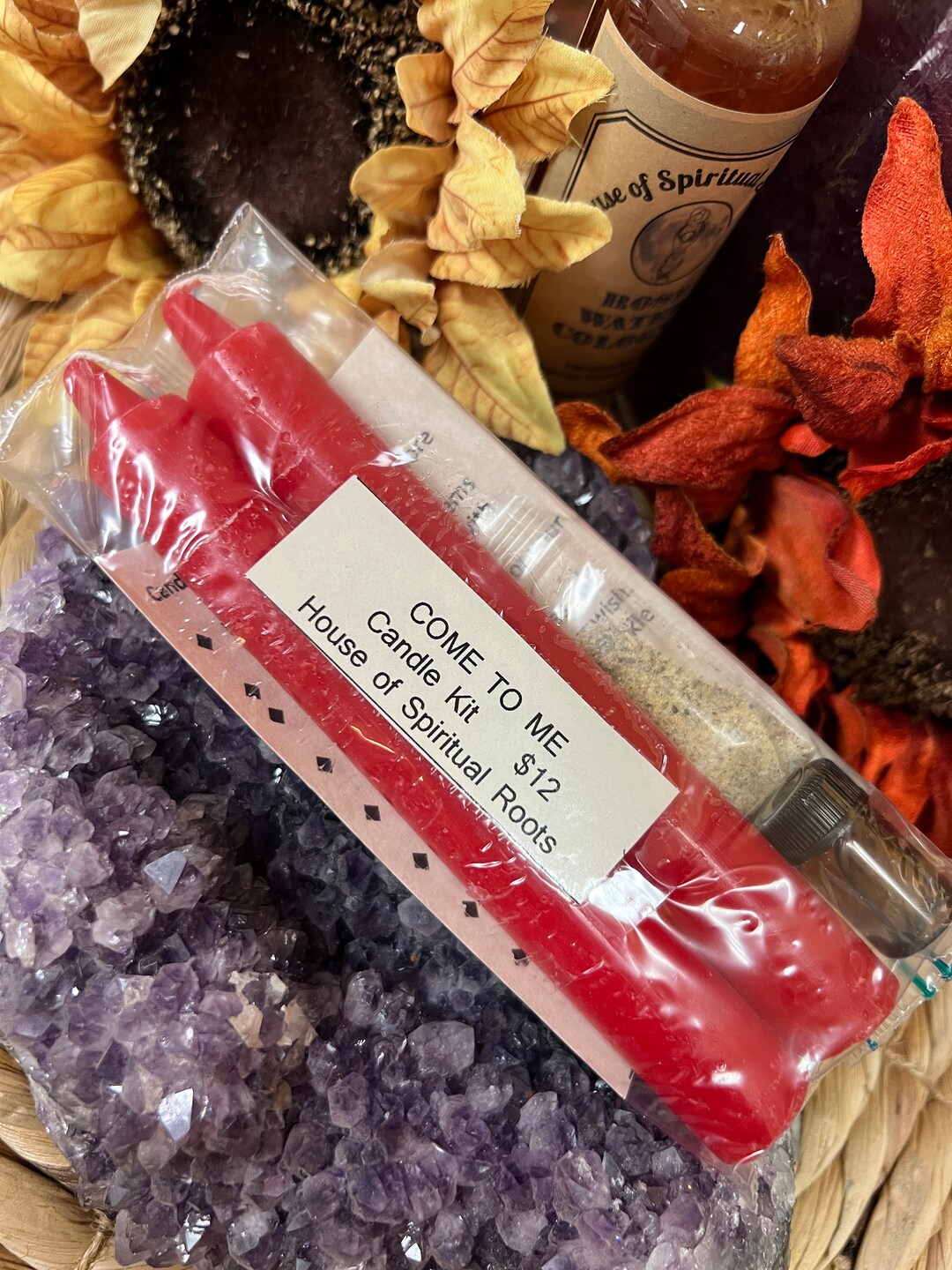 DIY Come to Me Candle Kit Love, Return to Me Hoodoo, Voodoo, Wicca