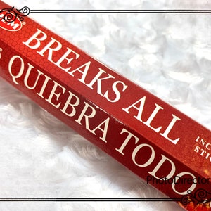 6 Packs of Break All Incense sticks - 13 Crossroads Hoodoo,  Pagan. Witch. Vodou. Rootwork. Occult