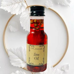 Love Scented Potion Oil - relatie, geliefden, stel, huwelijk - Hoodoo, voodoo, wicca, heidense rituele spreukkaars