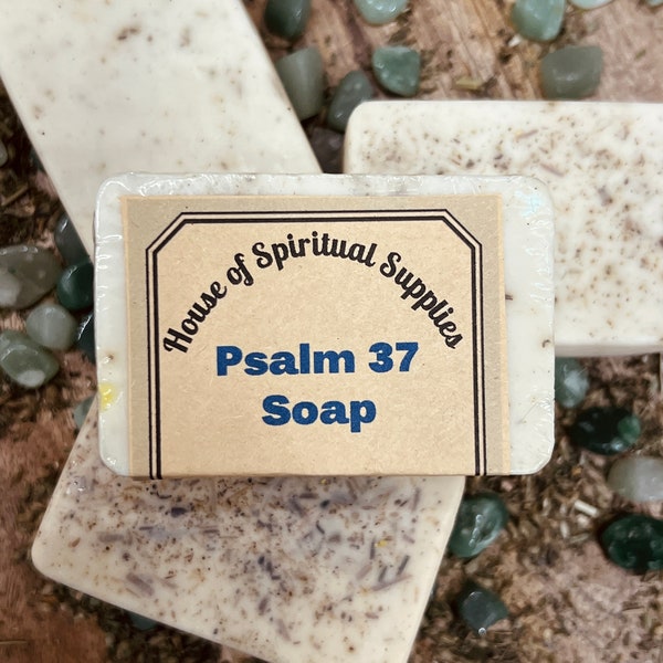 Psalm 37 Soap - Hyssop Cleansing, Purification, Blessings - Hoodoo, Voodoo, Wicca, Pagan