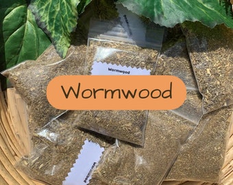 Wormwood Herb - for Spirits, Psychic Vision in Witchcraft Hoodoo Voodoo Wicca Pagan Rituals Spells
