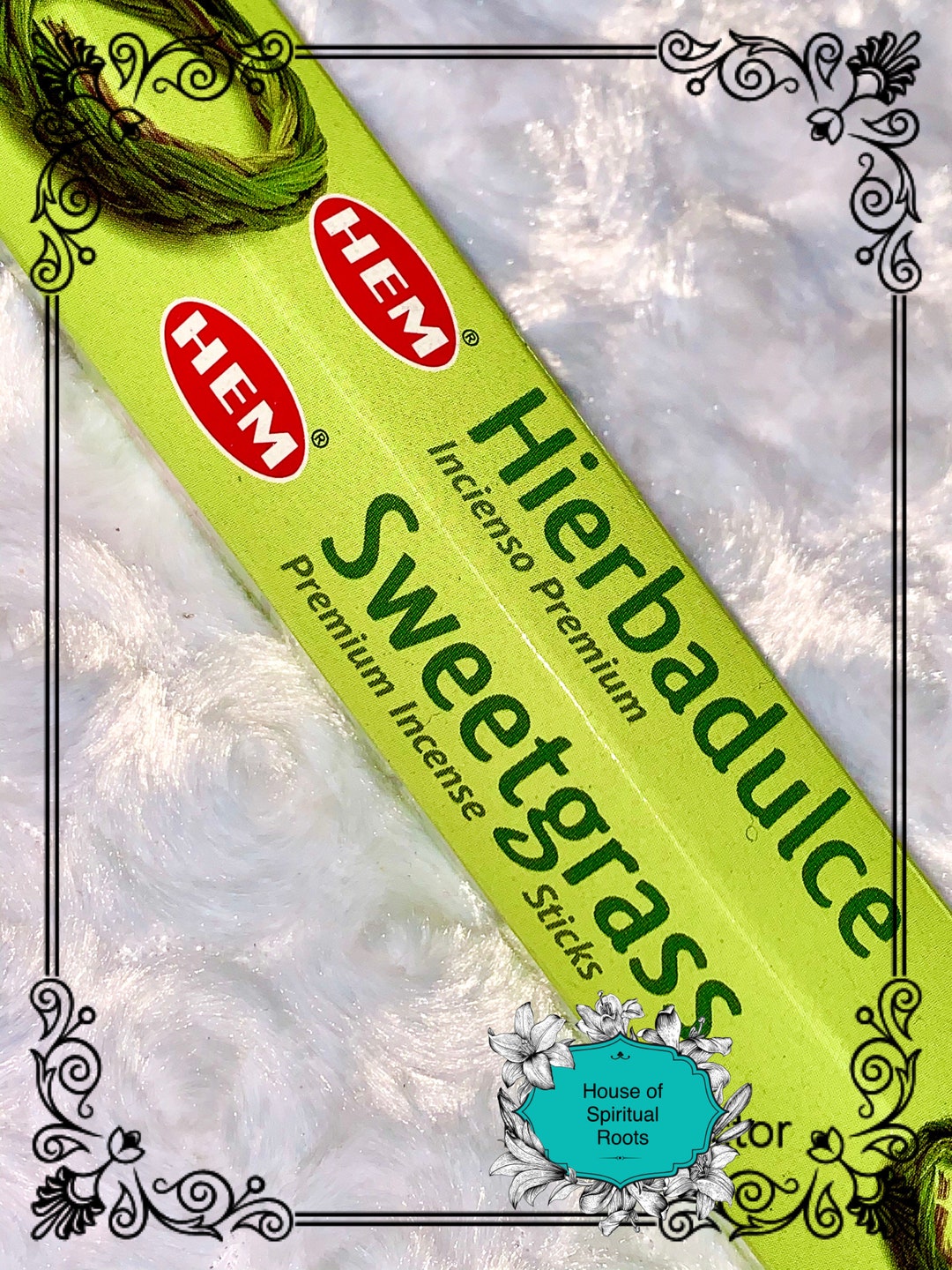 HEM Sweetgrass Incense Sticks Etsy