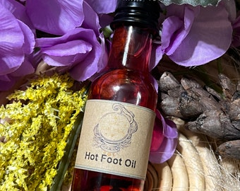 Hot Foot Potion Oil - GTFO, Go Away, Stay Away for Hoodoo, Voodoo, Wicca, Pagan Occult Ritual Spell Candles
