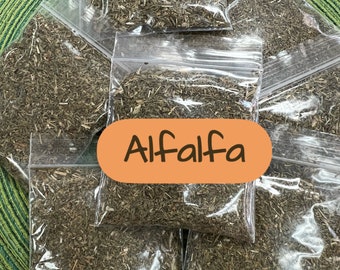 Alfalfa Herb - Prosperity, Money in Witchcraft Hoodoo Voodoo Wicca Pagan Rituals Spells