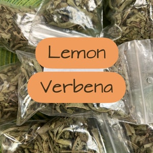Hierba Verbane de Limón - Purificaciones, Amor, Limpieza para Brujería Hoodoo Voodoo Wicca Pagan Rituals Hechizos