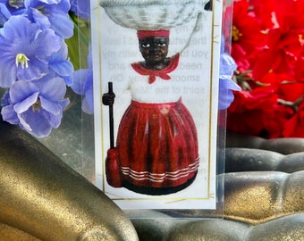 La Madama Prayer Card- Hoodoo, Voodoo, Wicca, Pagan Christian sacred Ceremony Ritual Spell Candles