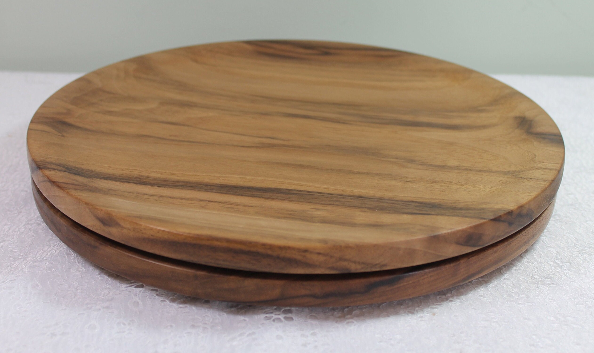 Wood Platters Walnut Platters Set of Two Etsy