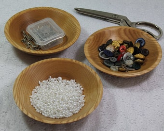 Set of Bowls, Small Ash Bowls, Snack Bowls