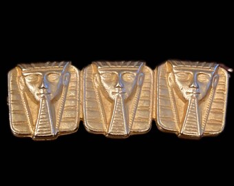 Egyptian Revival Pharaoh or Sphinx Brooch