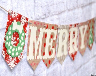 Feliz Natal Banner Etsy