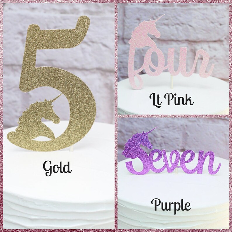 unicorn pastel rainbow one cake topper unicorn party etsy