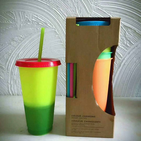 5 Color Changing Tumblers 24oz