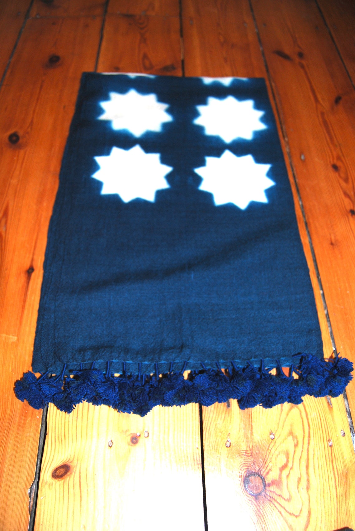 Black - Kutch Handwoven Clamp Dyed Merino Wool x Katia Silk Shibori Stole 33