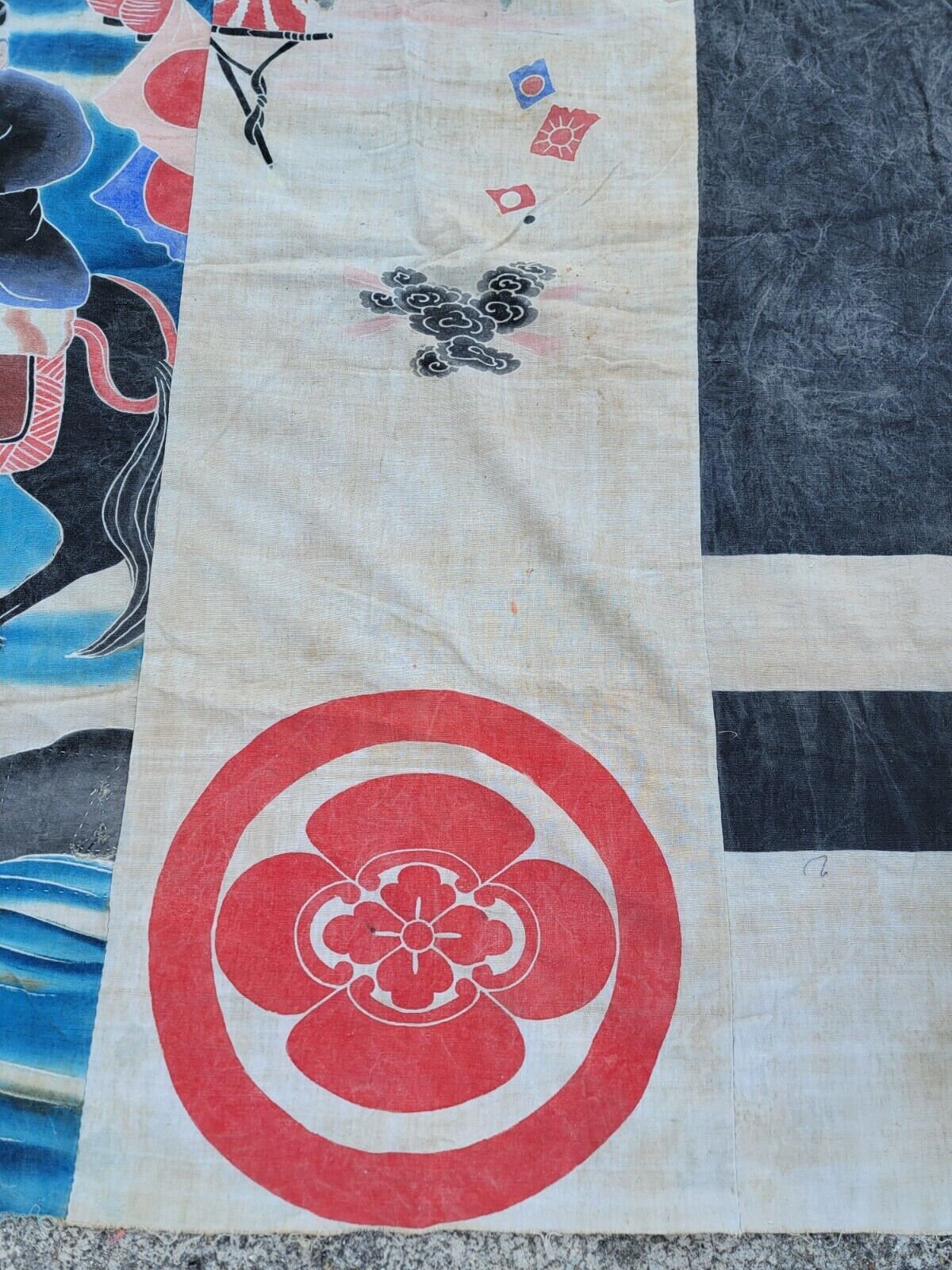 Vintage Japanese Boro Nobori Flag Patchwork - Etsy Canada