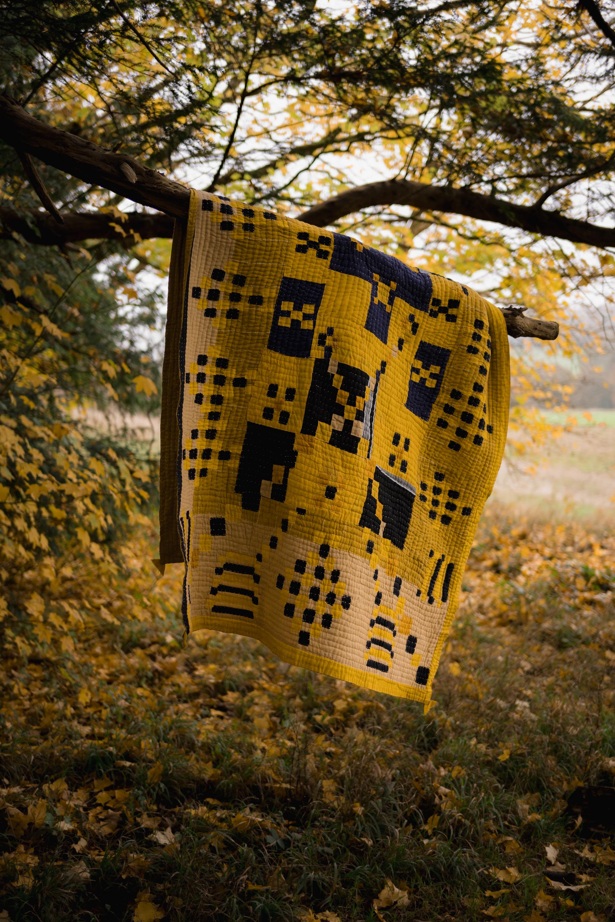Authentic Siddi Kawandi Quilt | Hand-Stitched Indian Patchwork Blanket | Boho Kantha-Style Bedding Throw | African-Indian Tribal Textile
