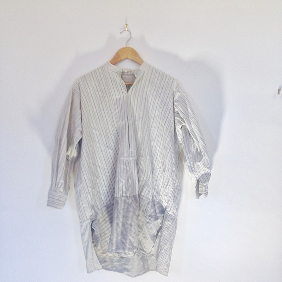 Vintage Workwear French Chore Smock Shirt With Men