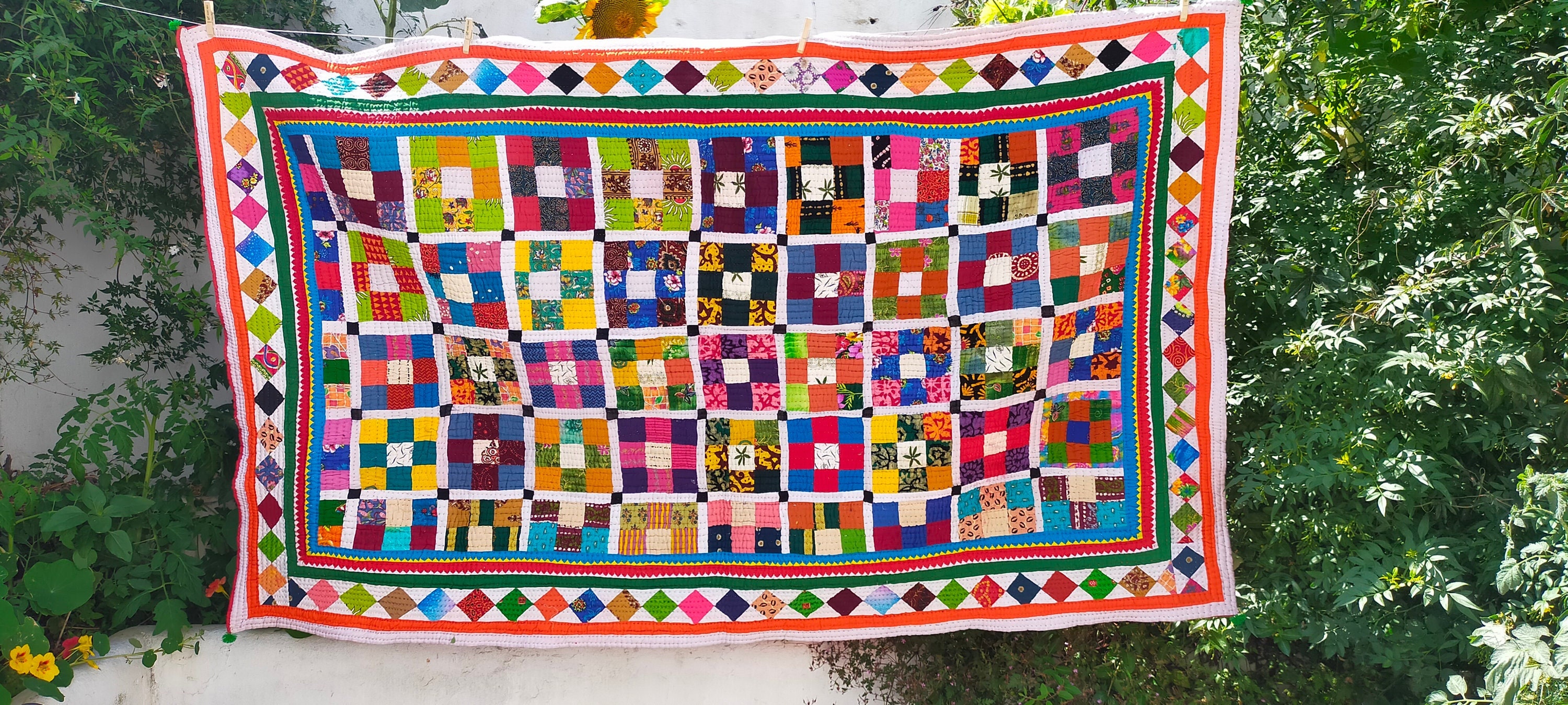 Hand Stitched Patchwork Quilt From the Meghwal Tribe of Kutch Etsy