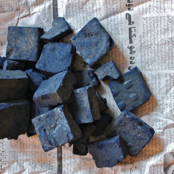 Natural Organic Ethically Sourced, Indigo Cake From Tamil Nadu. Dye, Pigment Or Ink 100g