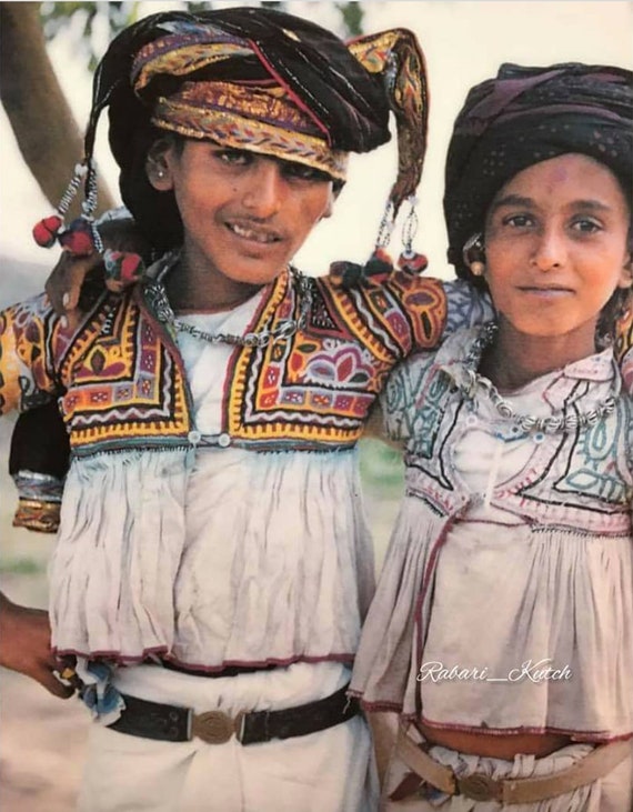 インドバンジャラ族民族衣装髪飾りヴィンテージトライバルアート