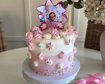 Gabby’s Dollhouse Layered Cake Topper