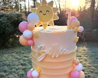 Sunshine Cake Topper