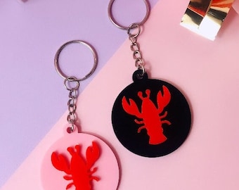His and Hers Lobster keyrings