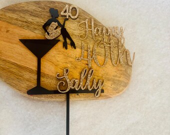 Elegant ladies Cake Topper