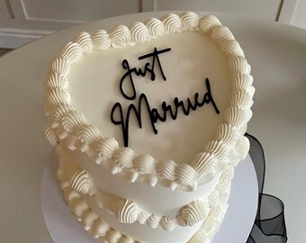 Just Married Cake Charm