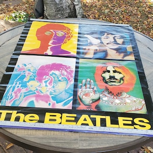 Beatles Poster, !988 Richard Avedon Beatles Poster, Psychedelic Beatles Poster, Richard Avedon Pschedelic Poster