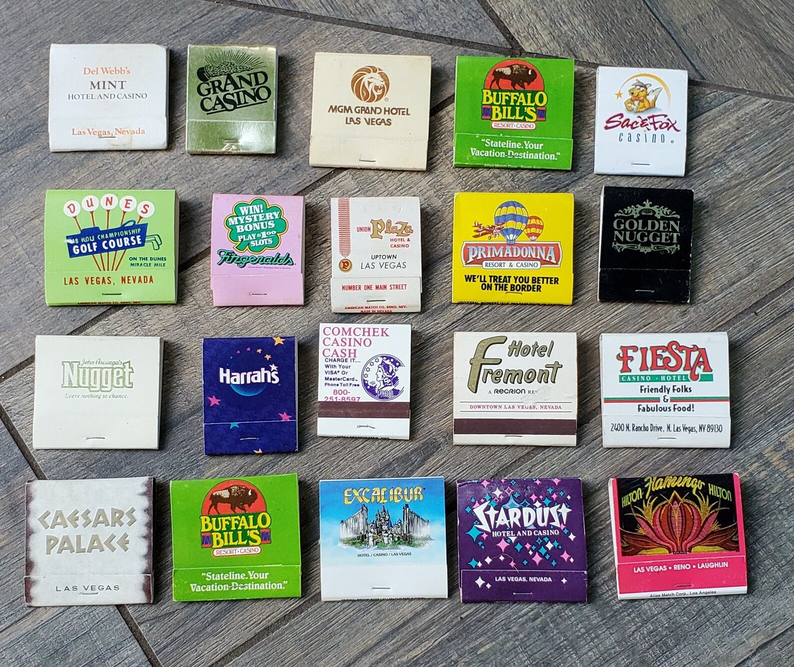 Matchbooks Vintage Casino Matchbooks Lot 3 Collectible Etsy