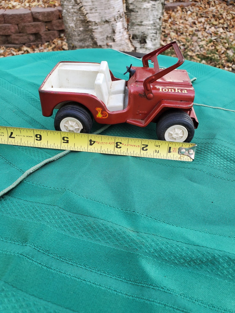 Tonka Truck Mini Tonka Jeep Rollong With Folding Windshield Etsy