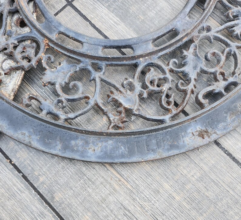 Antique Wood Stove Smoke Stack Collar, Wood Stove Collar, Victorian ...