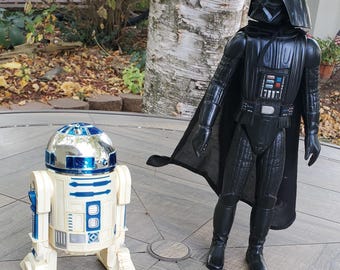 Star Wars Action Figures, Darth Vader and R2D2 With Death Plan, GMFGI Star Wars Action Figures
