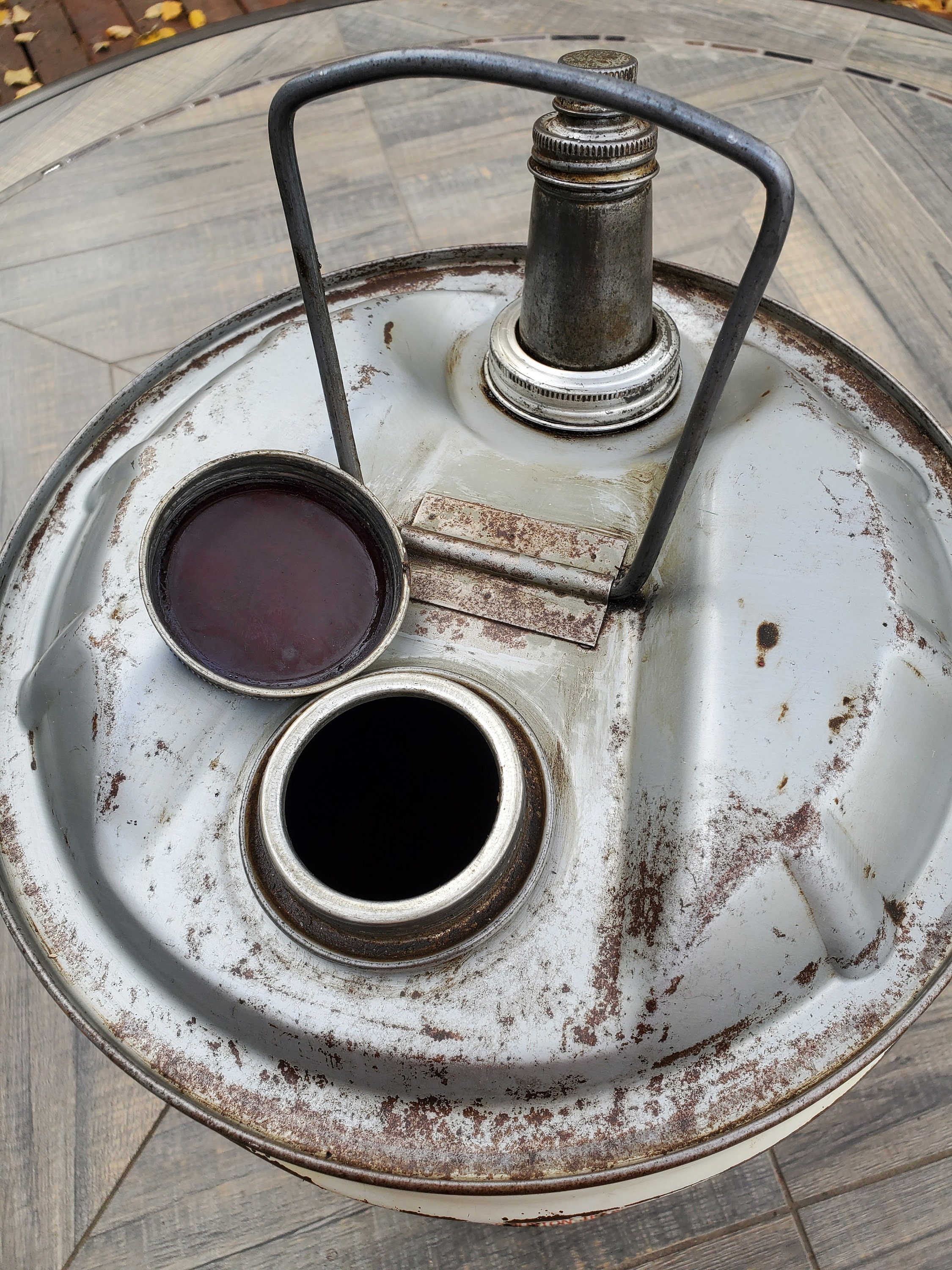 Conoco Oil Can, Conoco Super Motor Oil 5 Gallon Can, Vintage