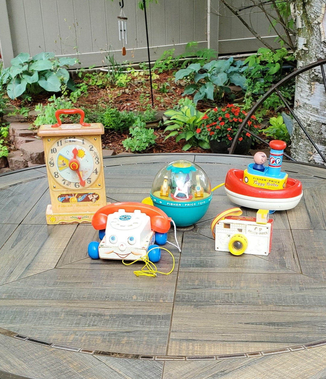 Set Of 5 Vintage Fisher Price Toys Toddler Toys Fisher Price Toys set-of-5-vintage-fisher-price-toys-toddler-toys-fisher-price-toys