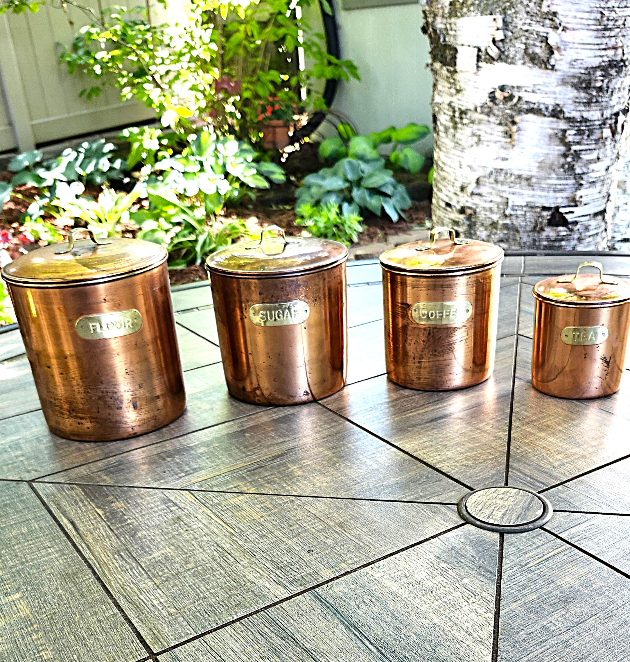 Vintage Canisters - Etsy