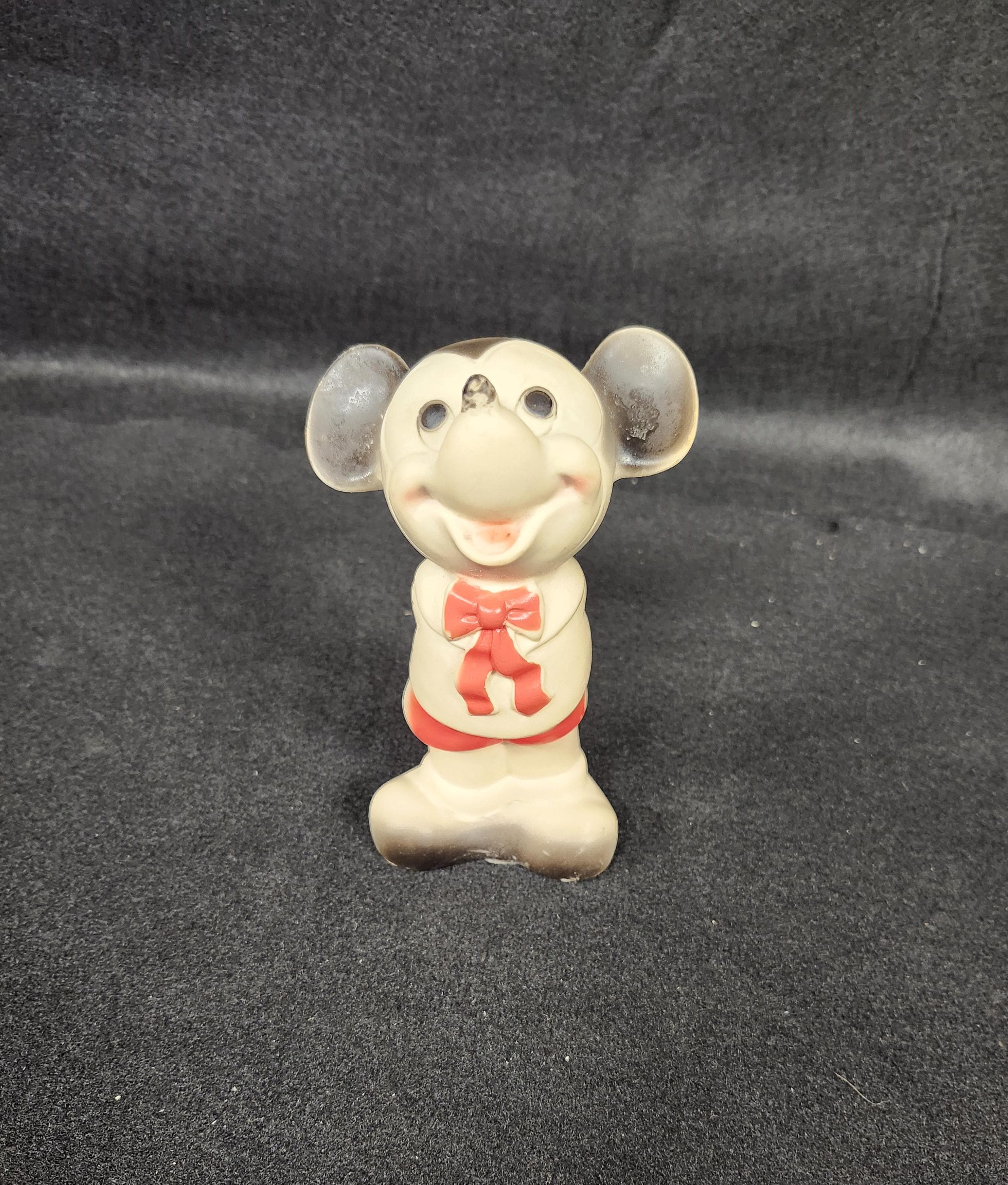Vintage 1950's Rubber Mickey Mouse Squeak Toy, Vintage Toy