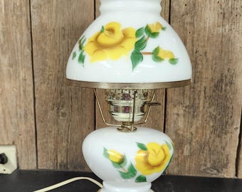 Vintage Gone With The Wind Hurricane Lamp, Hurricane Lamp
