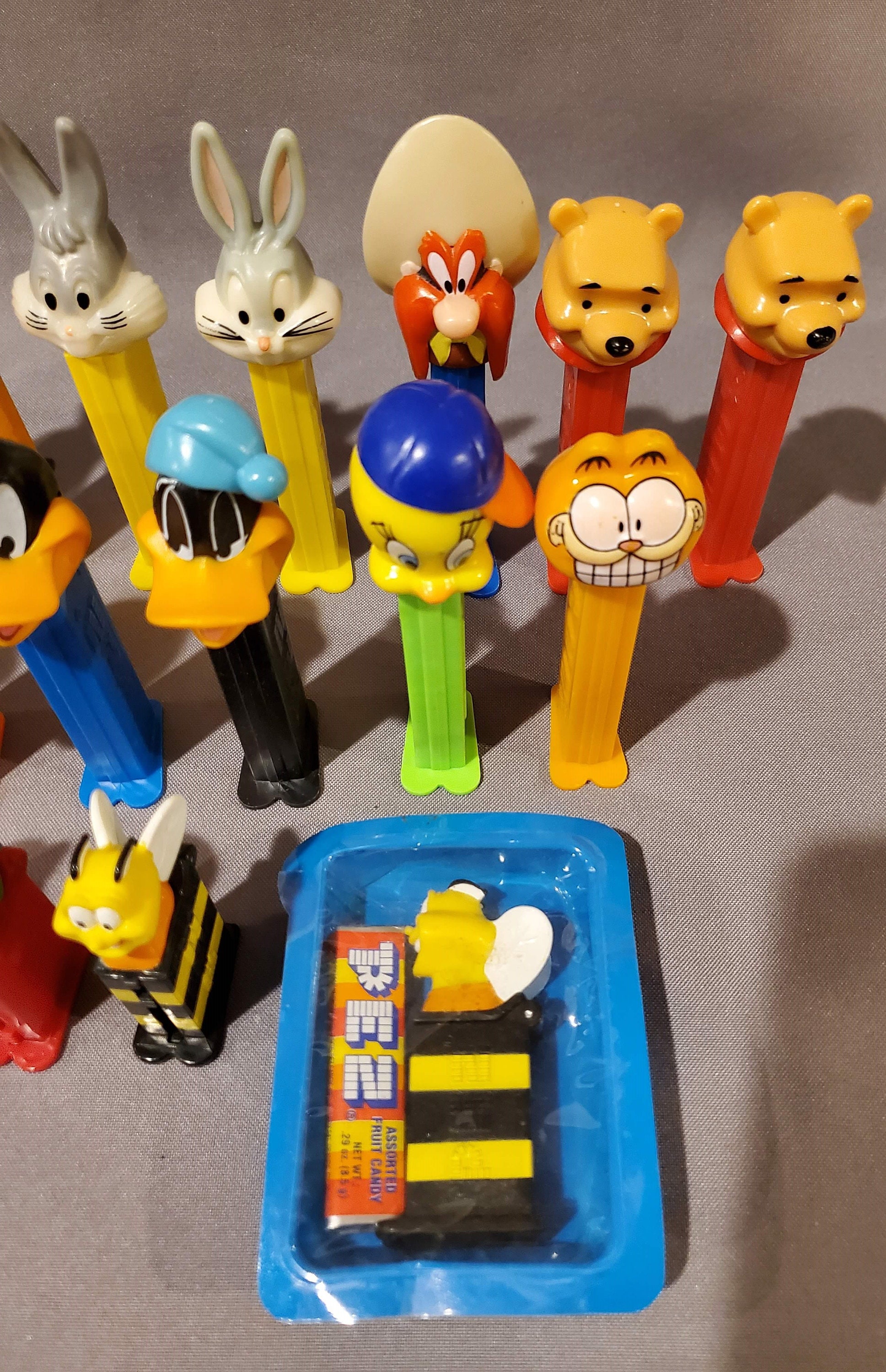 Pez Dispensers, Collectible Pez, Old Pez, Set of 19, Pooh