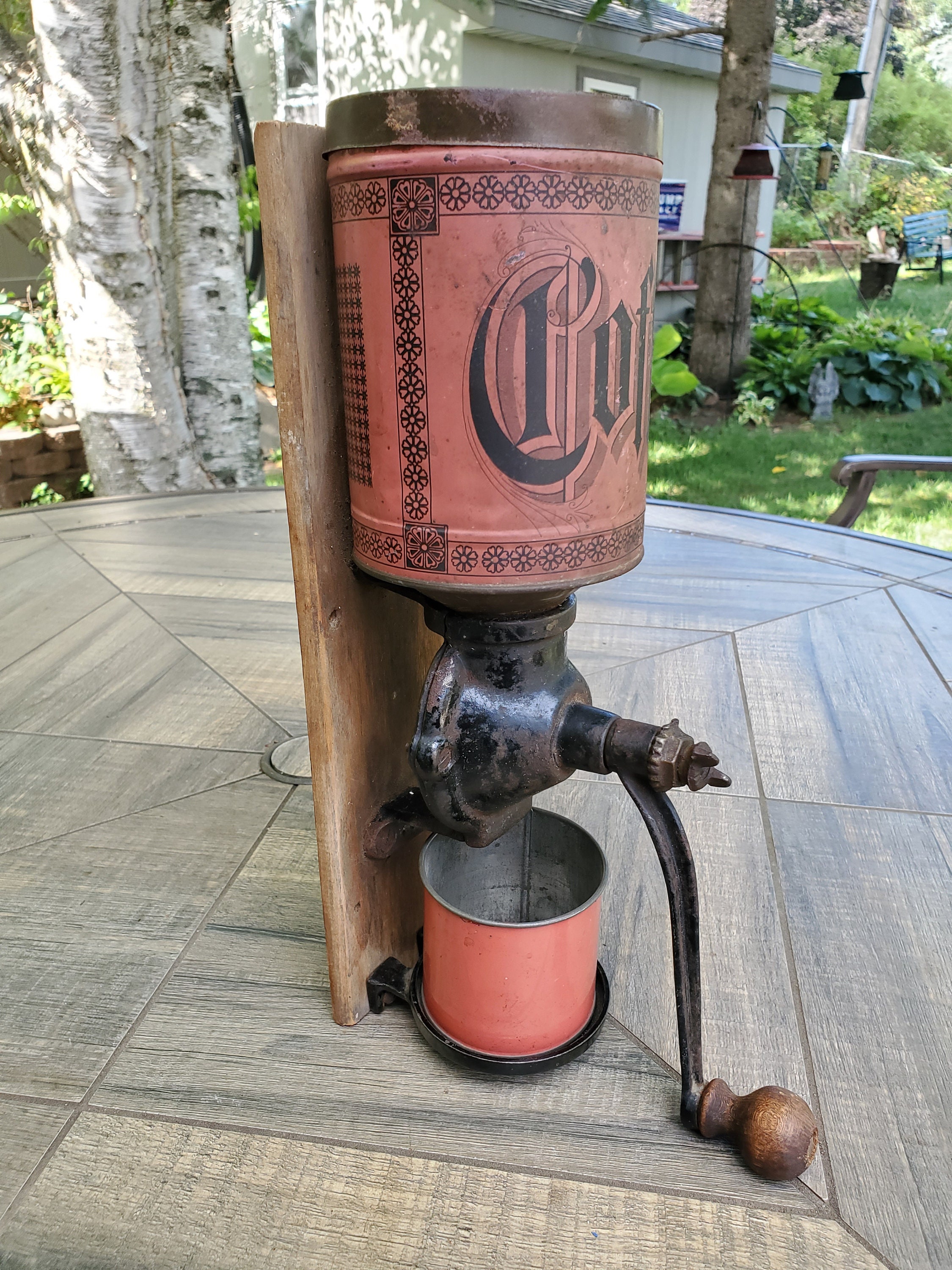 Coffee Grinder Antique Coffee Grinder Wall Mounted Coffee Etsy