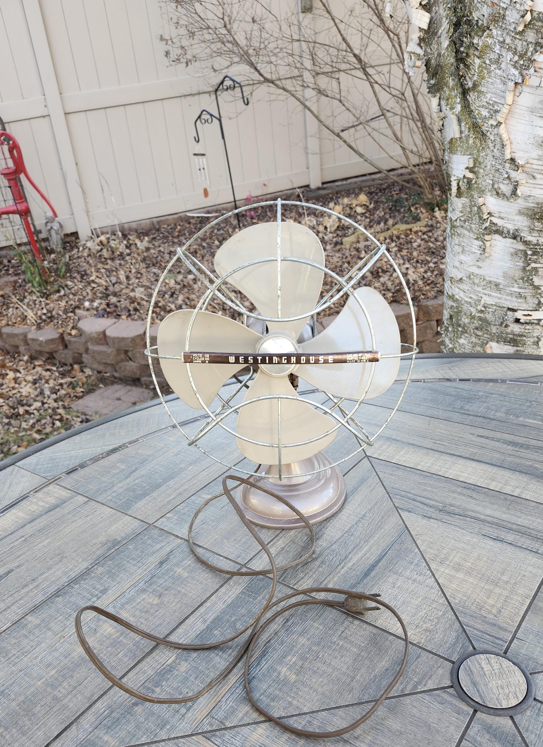 Vintage Westinghouse Oscillating Fan - Etsy